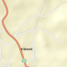 Vălenii Street Map