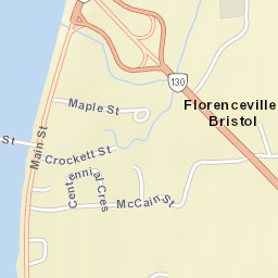 Florenceville-Bristol Street Map