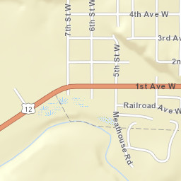 200 3rd Avenue West, Roundup, MT Street Map