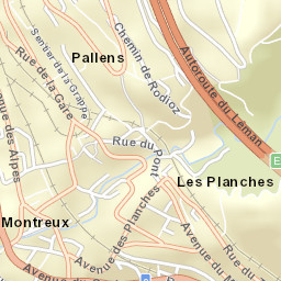 Montreux Street Map
