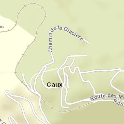 Caux Street Map