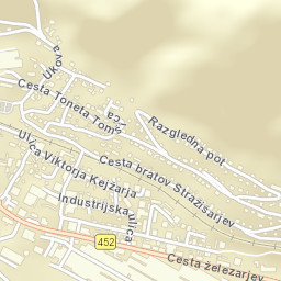 Jesenice Street Map