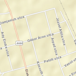Lőkösháza Street Map