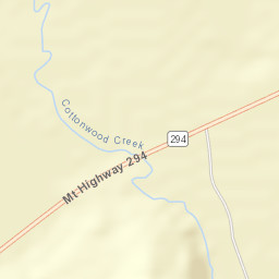 Highway 294, Martinsdale, MT 59053, USA Street Map