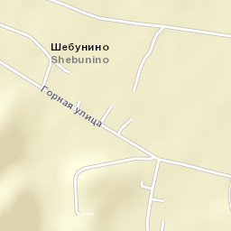 Shebunino Street Map