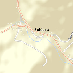 Solčava Street Map