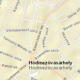 Hódmezővásárhely Street Map