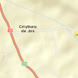 Criştioru de Jos Street Map