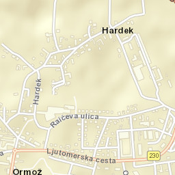 Ormož Street Map