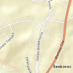 Šenkovec Street Map