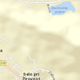 Žirovnica Street Map