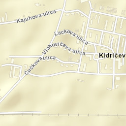 Kidričevo Street Map