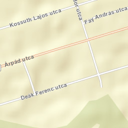 Mezőkovácsháza Street Map