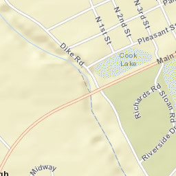 Custer County MT America Street Map