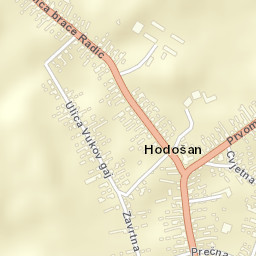 Hodošan Street Map