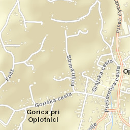 Oplotnica Street Map