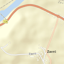 Zavrč Street Map