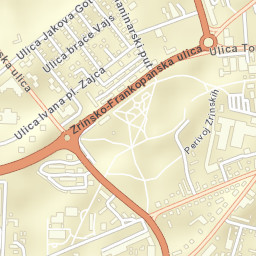 Grad Čakovec Street Map