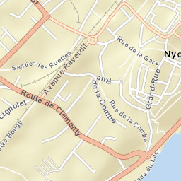 Nyon Street Map