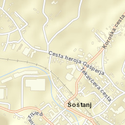 Šoštanj Street Map