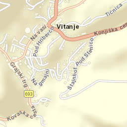 Vitanje Street Map