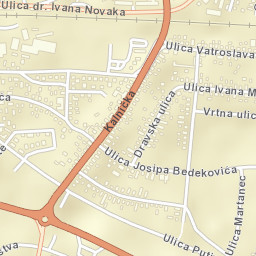 Čakovec Street Map