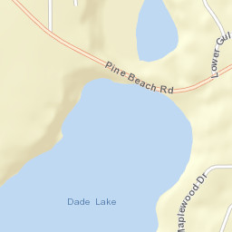 1466-1530 Pine Beach Road East Gull Lake Street Map