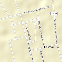 Taszár Street Map
