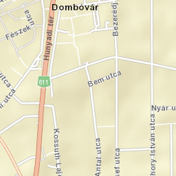 Dombóvár Street Map