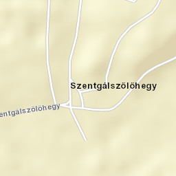 Szentgálpuszta Street Map