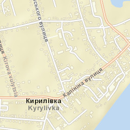 Kyrylivka Street Map