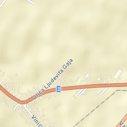Gornje Vratno Street Map