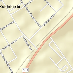 Kunfehértó Street Map