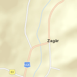 Zagăr Street Map