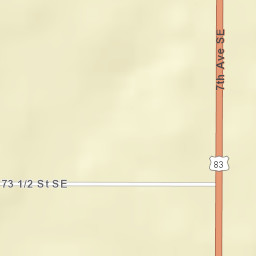U.S. 83, Linton, ND 58552, America Street Map