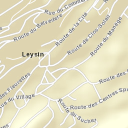 Leysin Street Map