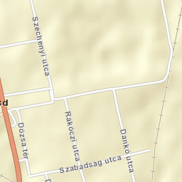 Segesd Street Map