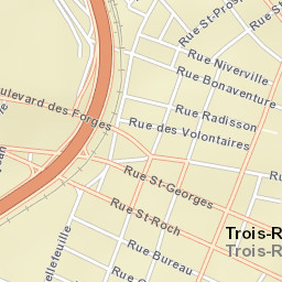 Trois-Rivières Street Map