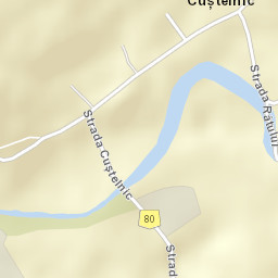 Cuștelnic Street Map