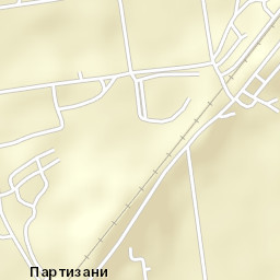 Partyzany Street Map