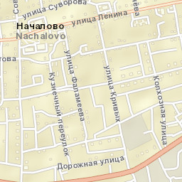 Nachalovo Street Map