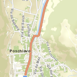 Poschiavo Street Map