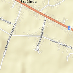 Sračinec Street Map
