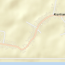 Kuršanec Street Map