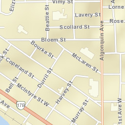 North Bay Street Map