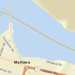 Mattawa Street Map