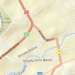 Aiud Street Map