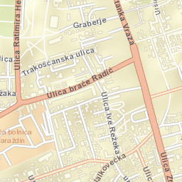 Grad Varaždin Street Map