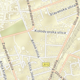 Varaždin Street Map