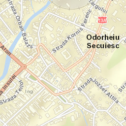 Municipiul Odorheiu Secuiesc Street Map
